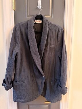 Free People Women's Black Blazer Jacket